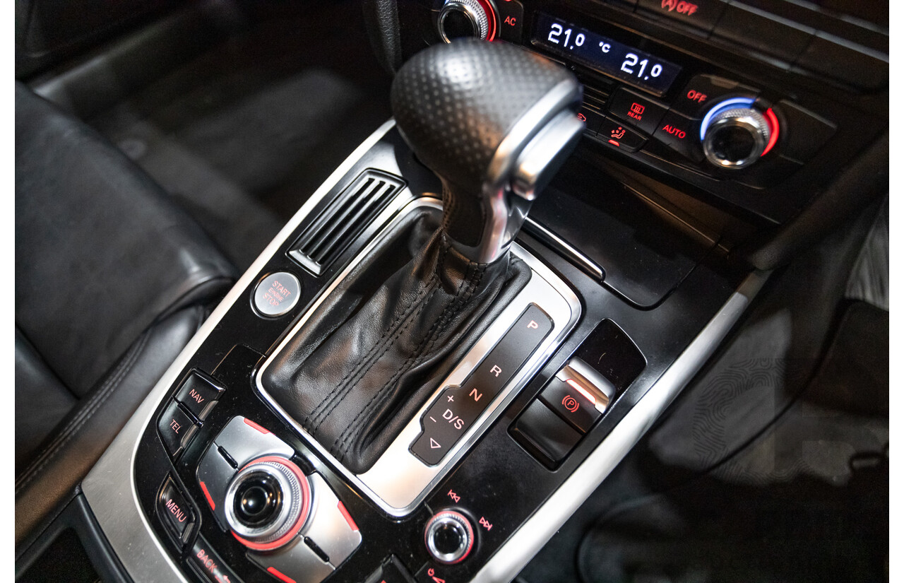 12/2013 Audi A5 Sportback 2.0 TFSI Quattro 8T S-Line Pack (AWD) MY14 5d Hatchback Grey Turbo 2.0L