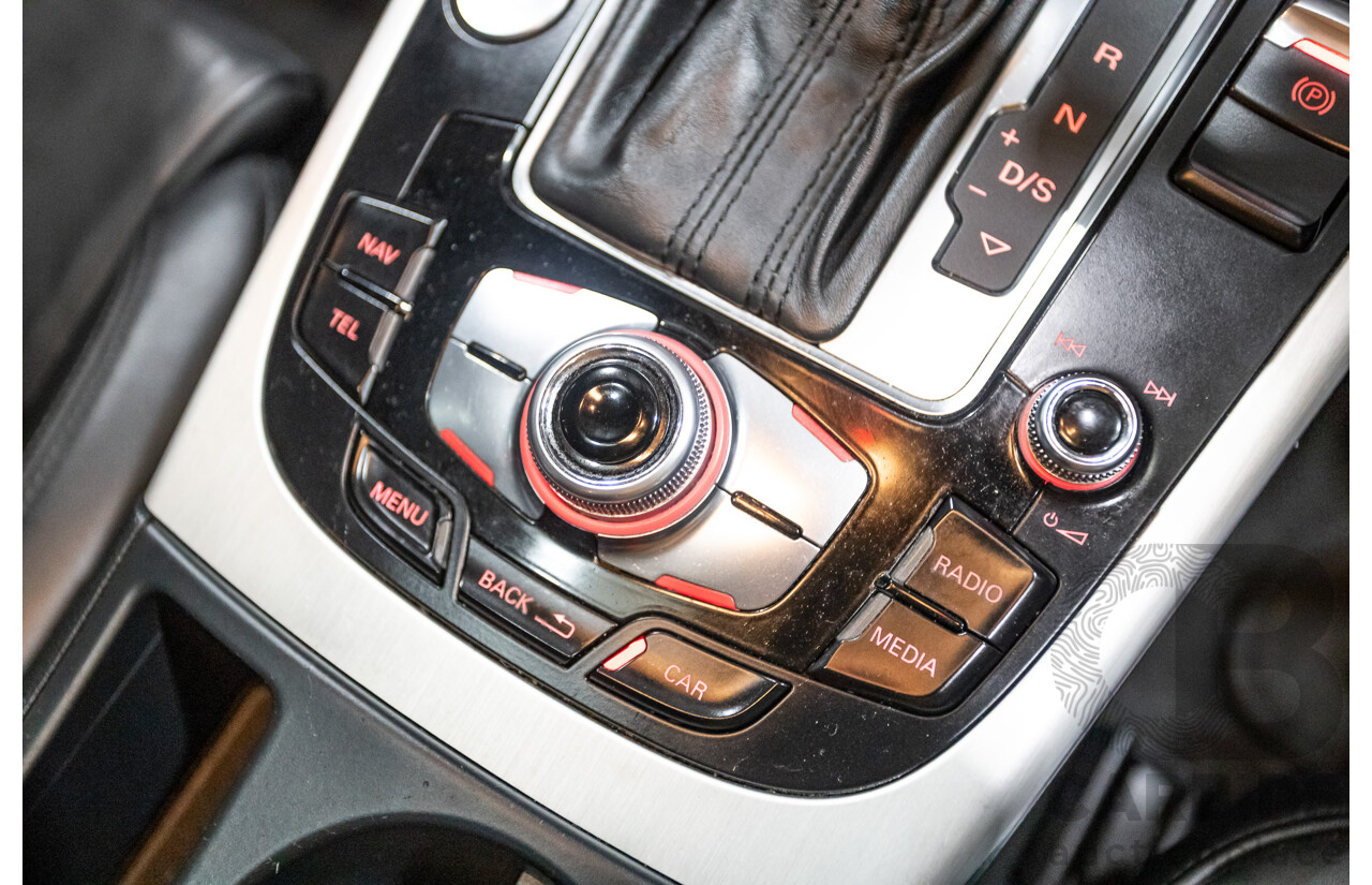 12/2013 Audi A5 Sportback 2.0 TFSI Quattro 8T S-Line Pack (AWD) MY14 5d Hatchback Grey Turbo 2.0L