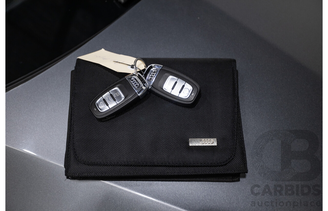 12/2013 Audi A5 Sportback 2.0 TFSI Quattro 8T S-Line Pack (AWD) MY14 5d Hatchback Grey Turbo 2.0L