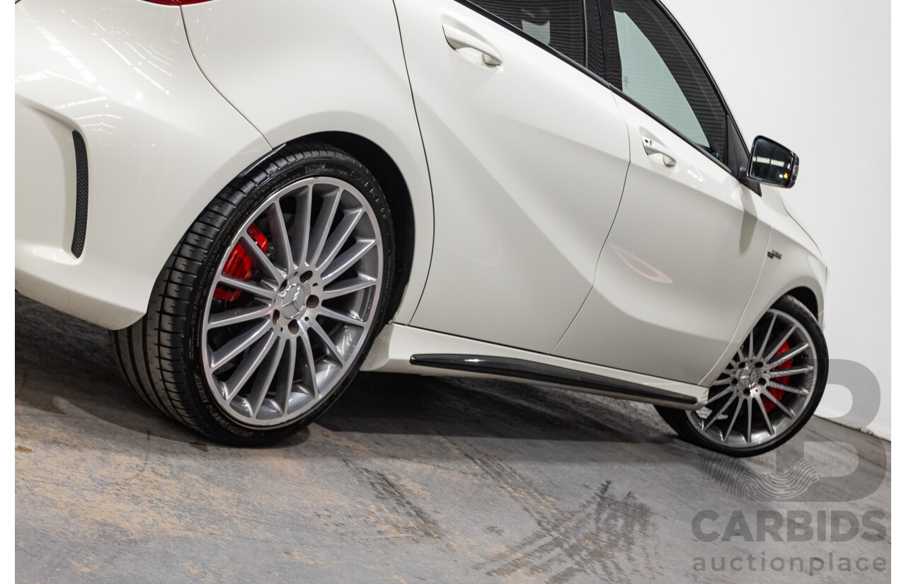 1/2014 Mercedes-Benz A45 AMG 176 (AWD) MY14 5d Hatchback White Turbo 2.0L