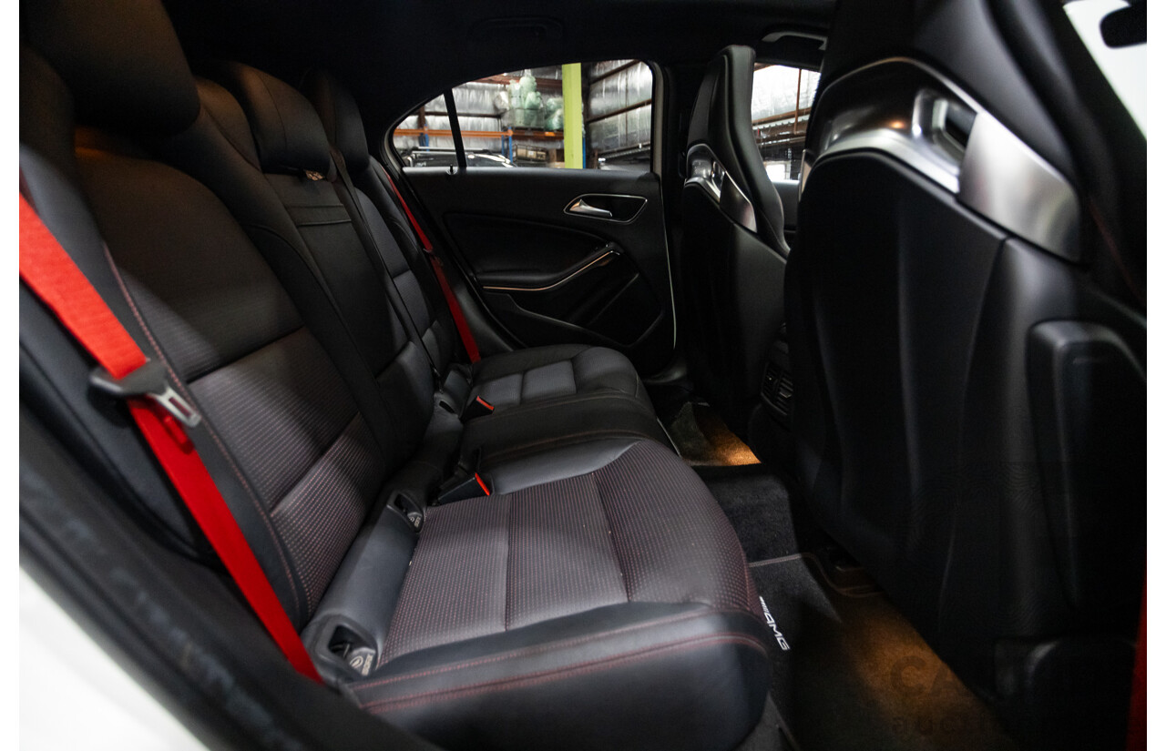 1/2014 Mercedes-Benz A45 AMG 176 (AWD) MY14 5d Hatchback White Turbo 2.0L