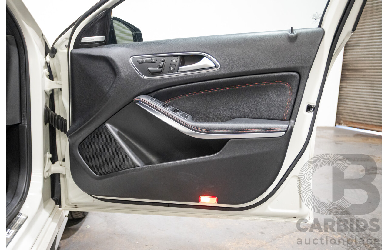 1/2014 Mercedes-Benz A45 AMG 176 (AWD) MY14 5d Hatchback White Turbo 2.0L