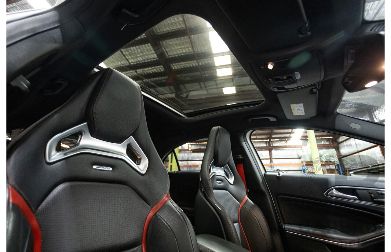 1/2014 Mercedes-Benz A45 AMG 176 (AWD) MY14 5d Hatchback White Turbo 2.0L