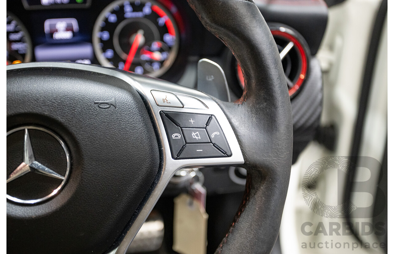 1/2014 Mercedes-Benz A45 AMG 176 (AWD) MY14 5d Hatchback White Turbo 2.0L