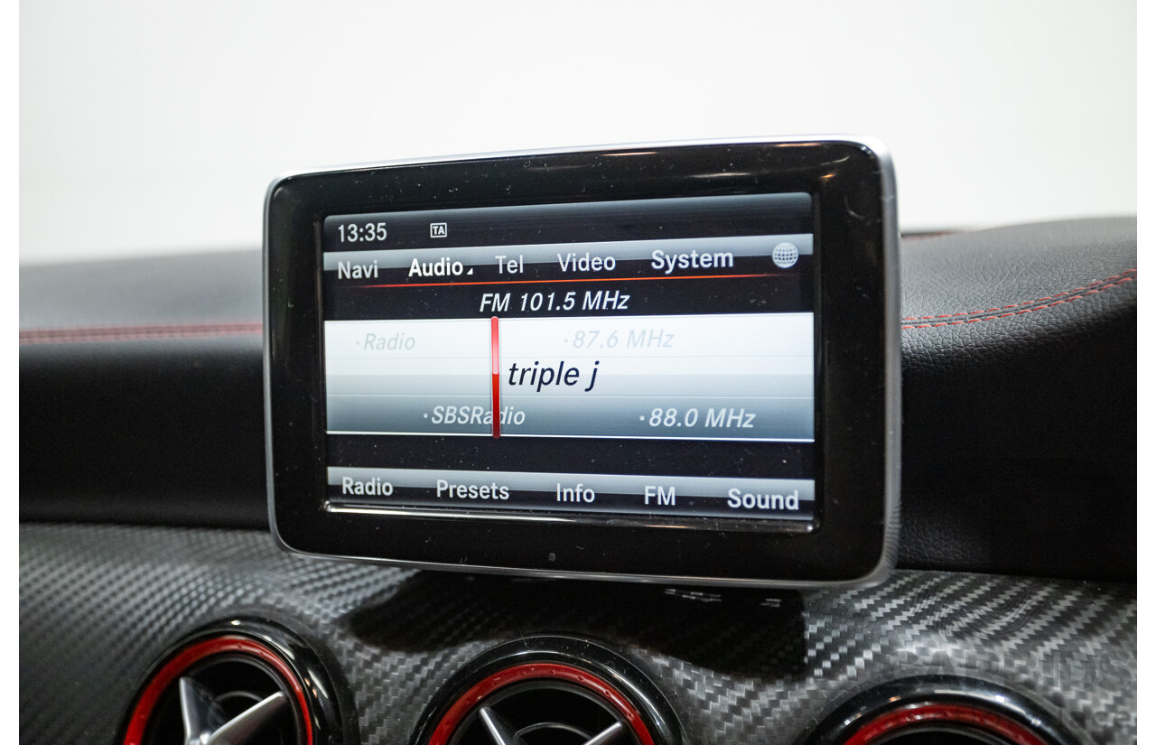 1/2014 Mercedes-Benz A45 AMG 176 (AWD) MY14 5d Hatchback White Turbo 2.0L