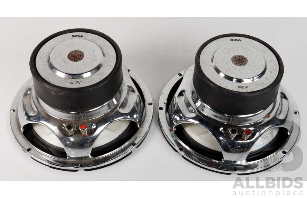 Pair Boss Audio 800watt 10 Inch Car Speakers