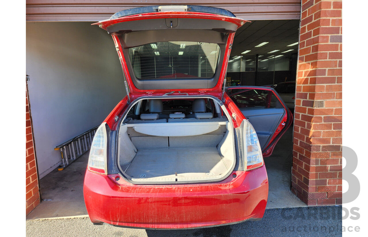 3/2010 Toyota Prius I-Tech Hybrid ZVW30R 5d Hatchback Red 1.8L