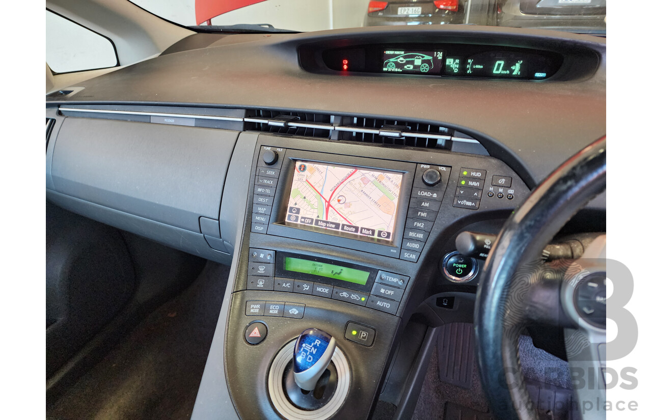 3/2010 Toyota Prius I-Tech Hybrid ZVW30R 5d Hatchback Red 1.8L