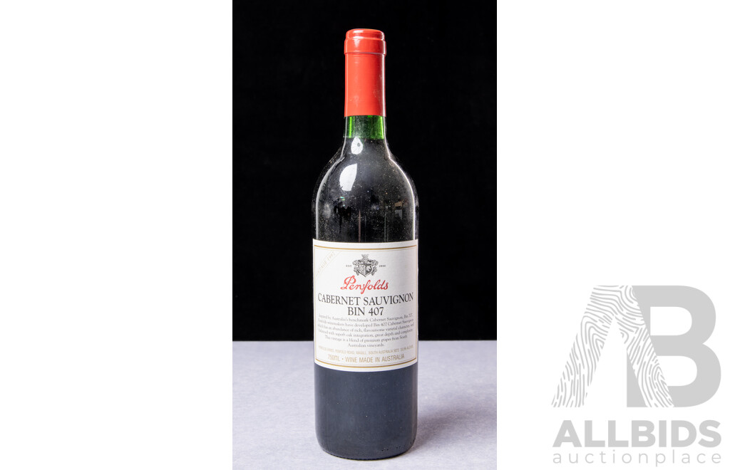 Penfolds Bin 407 Cabernet Sauvignon Vintage 1997