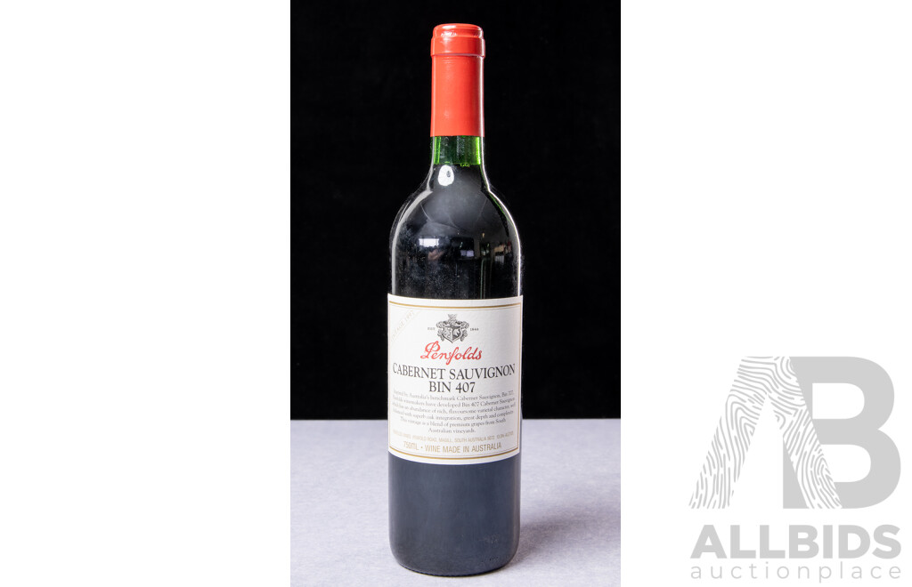 Penfolds Bin 407 Cabernet Sauvignon Vintage 1997