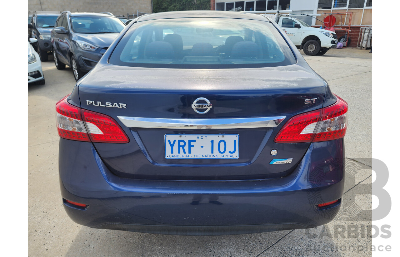 3/2015 Nissan Pulsar ST B17 SERIES 2 4d Sedan Blue 1.8L
