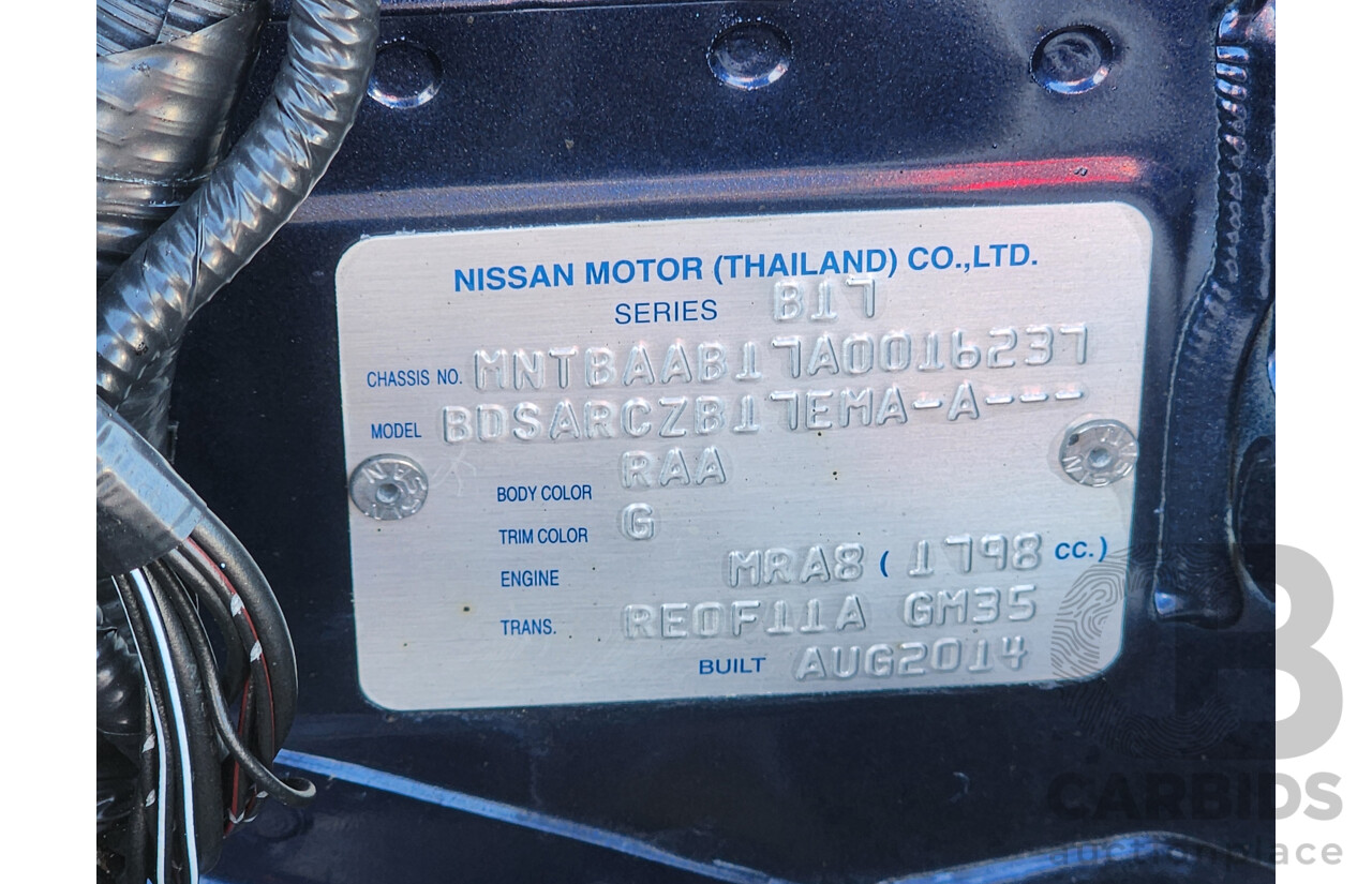 3/2015 Nissan Pulsar ST B17 SERIES 2 4d Sedan Blue 1.8L