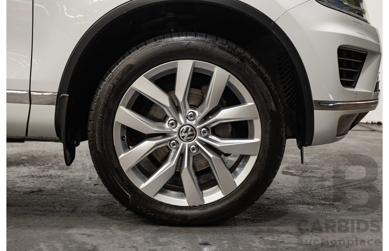 4/2015 Volkswagen Touareg V6 TDI (AWD) 7P MY15 4d Wagon Pure White Tubro Diesel 3.0L