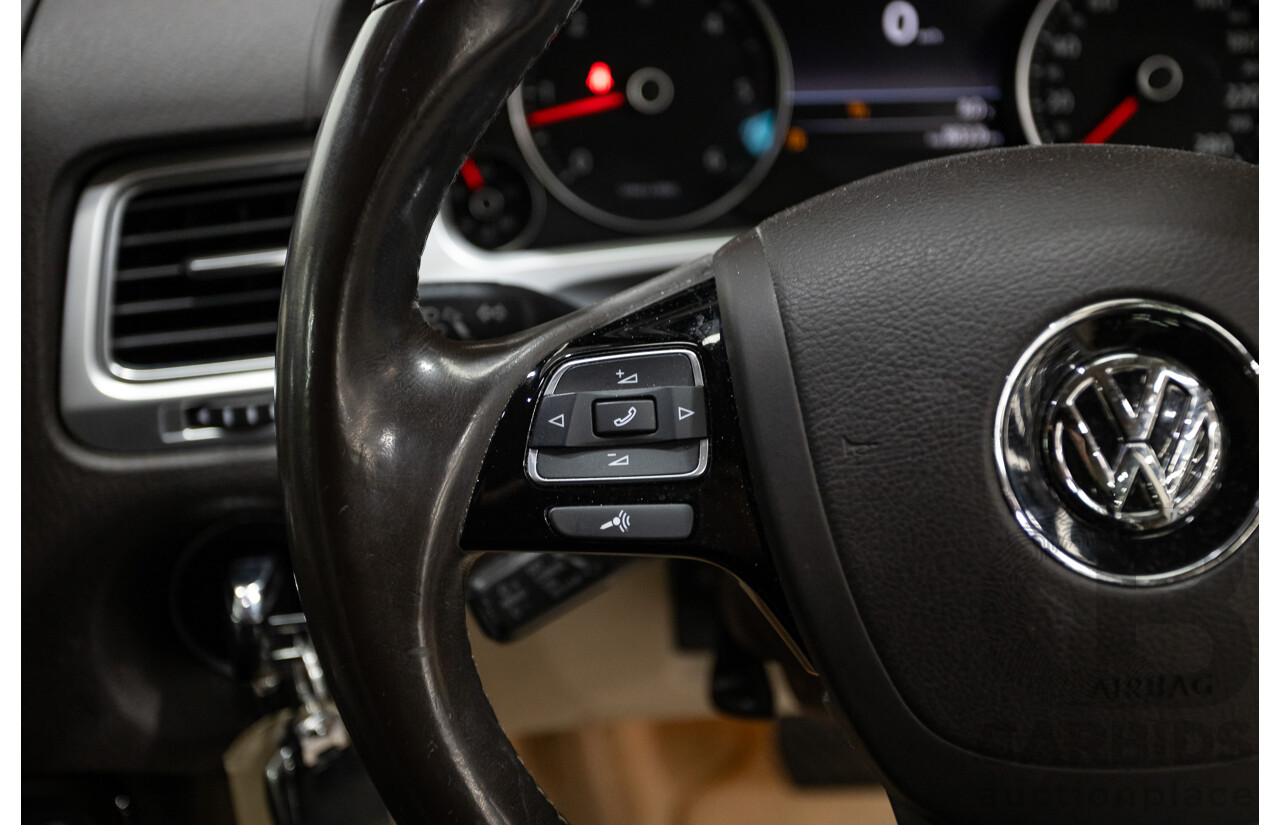 4/2015 Volkswagen Touareg V6 TDI (AWD) 7P MY15 4d Wagon Pure White Tubro Diesel 3.0L