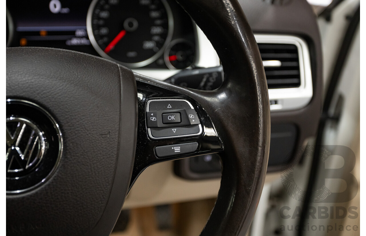 4/2015 Volkswagen Touareg V6 TDI (AWD) 7P MY15 4d Wagon Pure White Tubro Diesel 3.0L