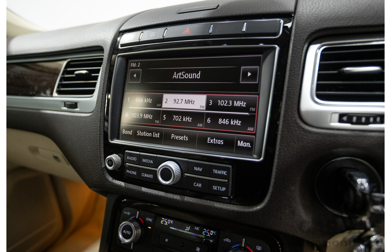 4/2015 Volkswagen Touareg V6 TDI (AWD) 7P MY15 4d Wagon Pure White Tubro Diesel 3.0L