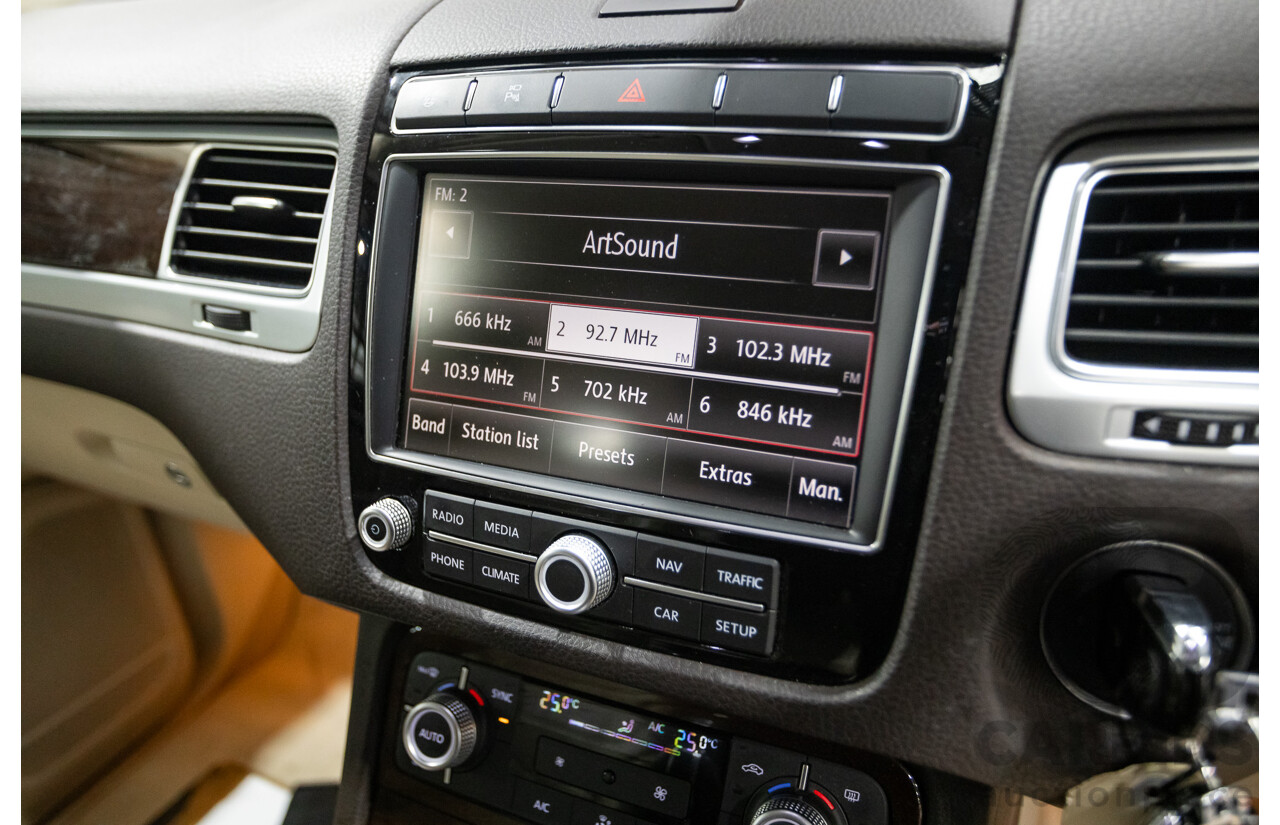 4/2015 Volkswagen Touareg V6 TDI (AWD) 7P MY15 4d Wagon Pure White Tubro Diesel 3.0L