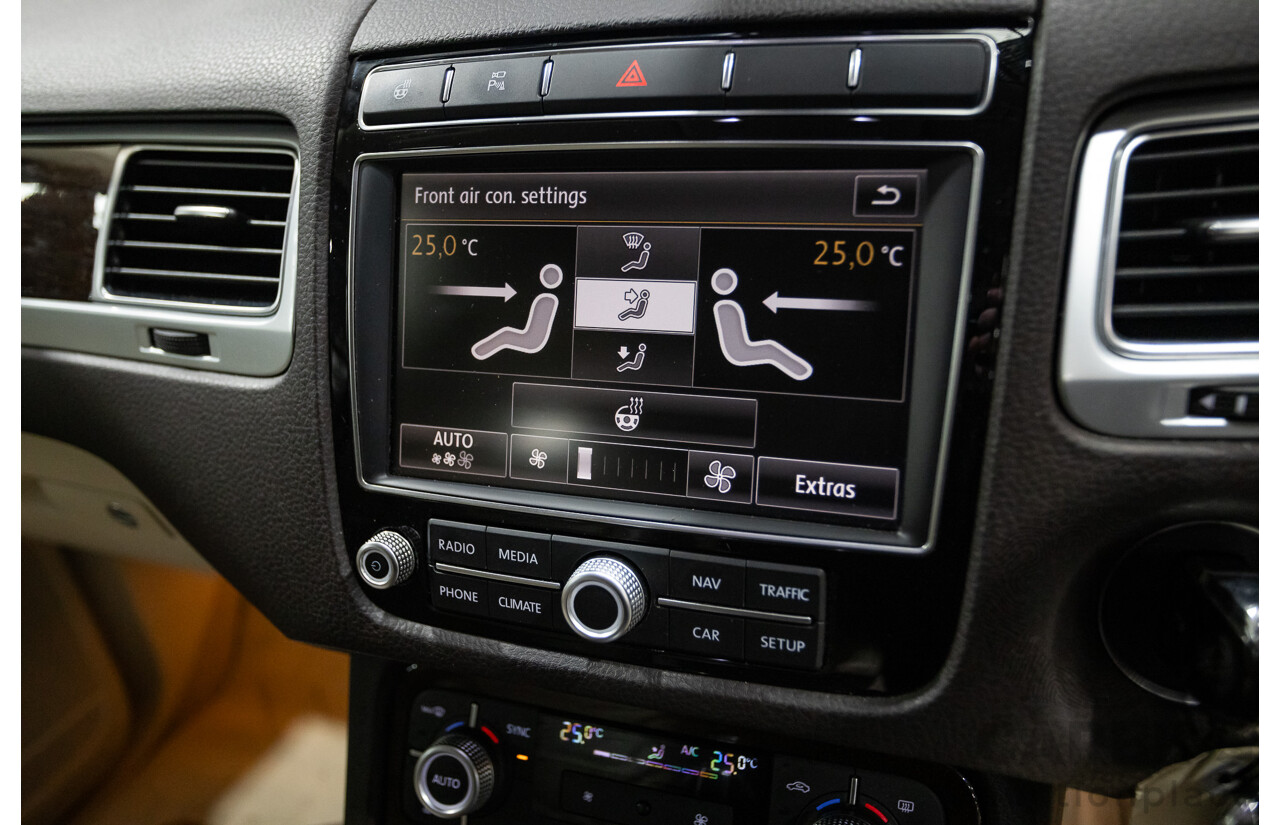 4/2015 Volkswagen Touareg V6 TDI (AWD) 7P MY15 4d Wagon Pure White Tubro Diesel 3.0L