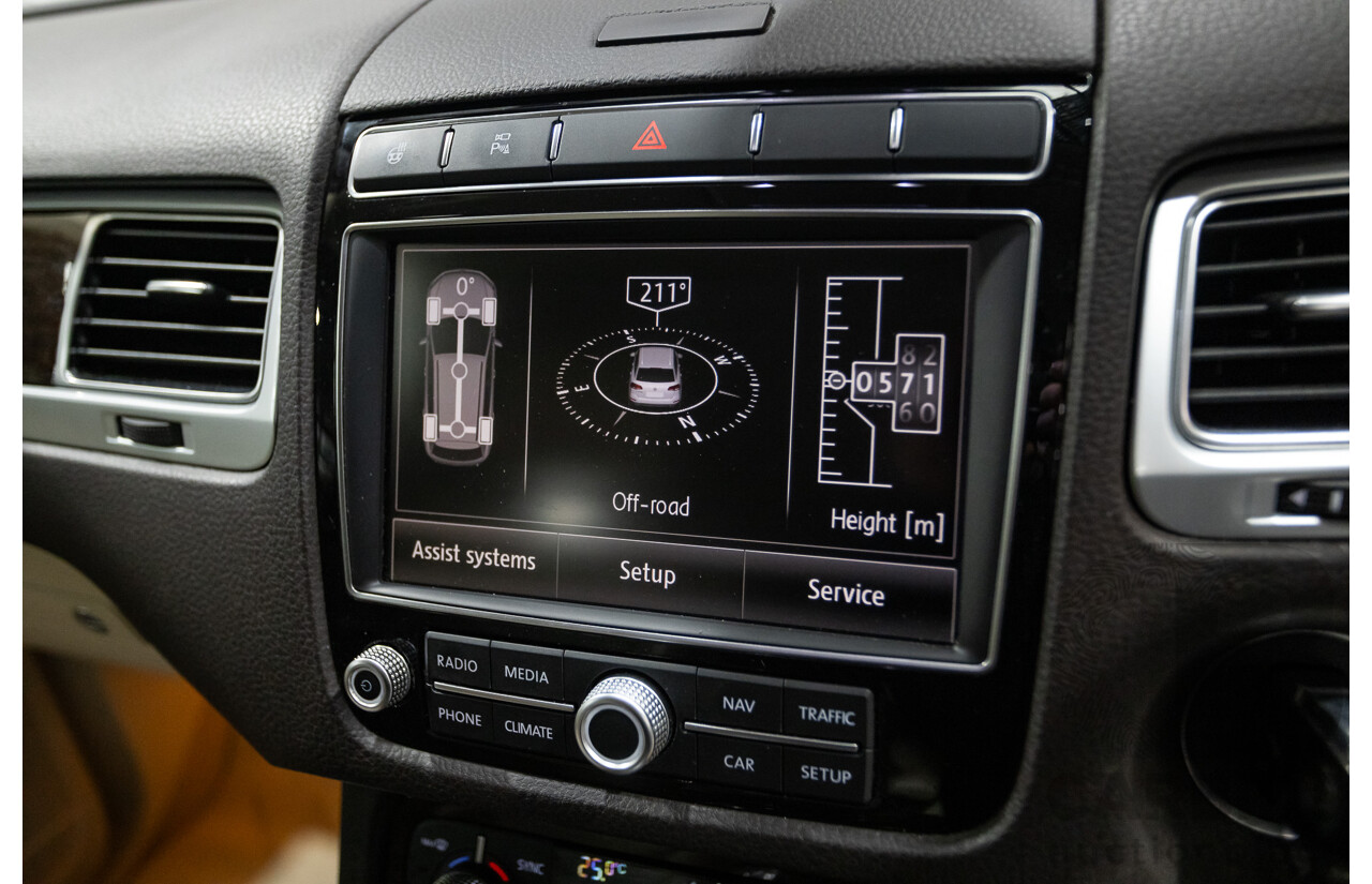 4/2015 Volkswagen Touareg V6 TDI (AWD) 7P MY15 4d Wagon Pure White Tubro Diesel 3.0L