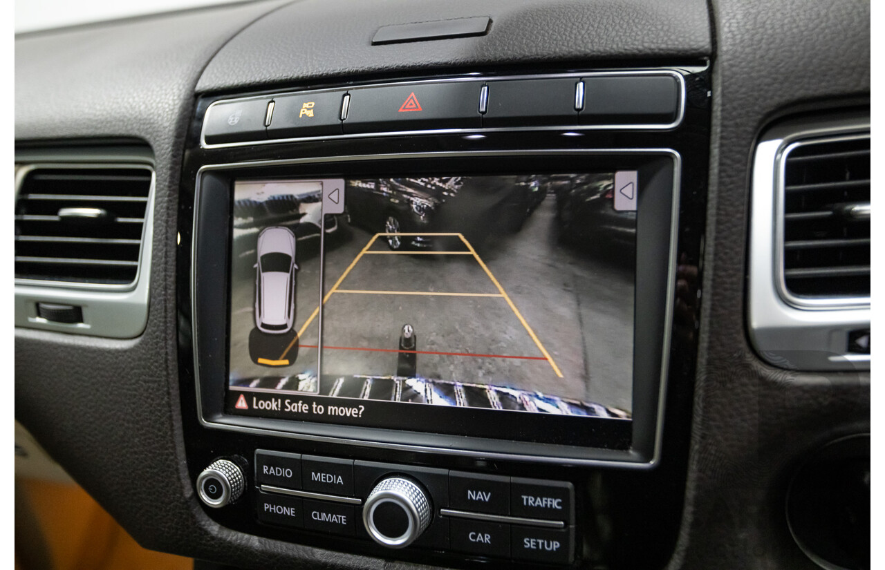 4/2015 Volkswagen Touareg V6 TDI (AWD) 7P MY15 4d Wagon Pure White Tubro Diesel 3.0L