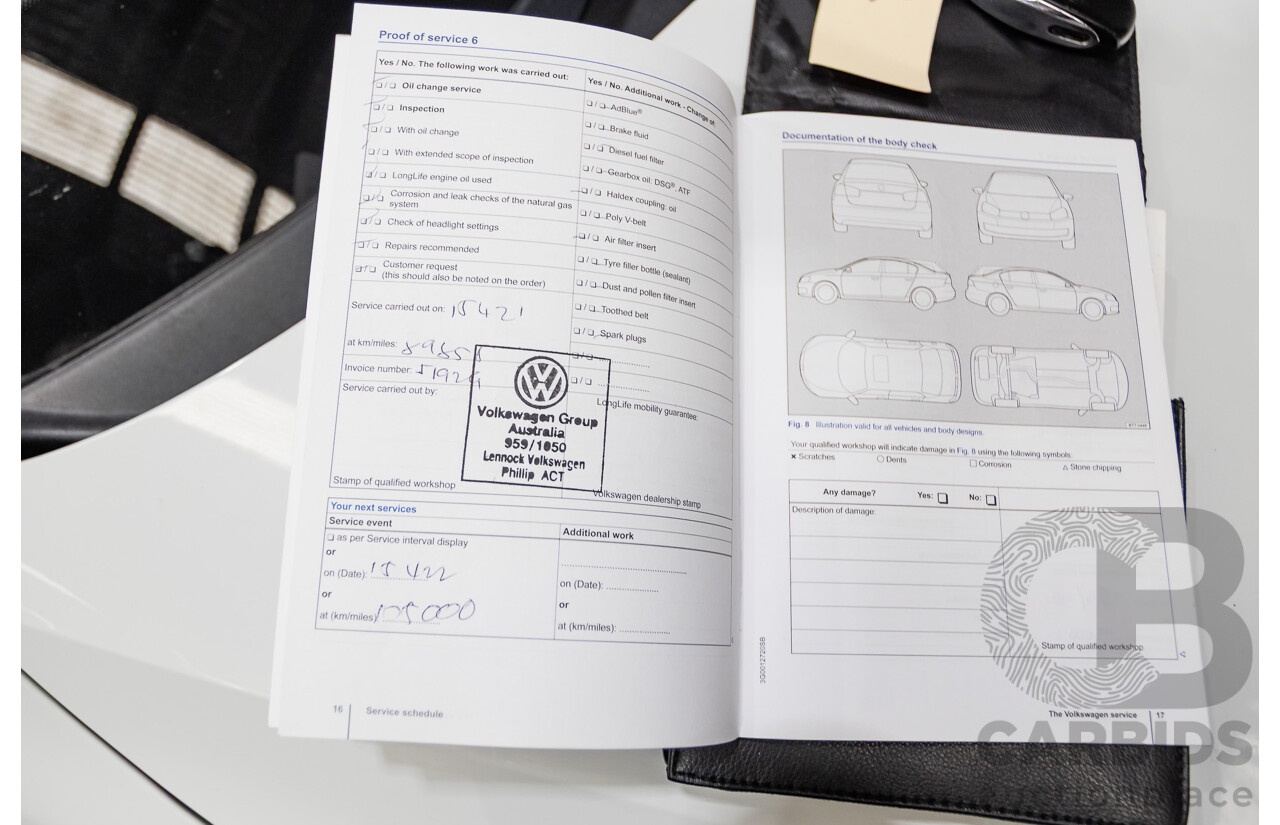 4/2015 Volkswagen Touareg V6 TDI (AWD) 7P MY15 4d Wagon Pure White Tubro Diesel 3.0L