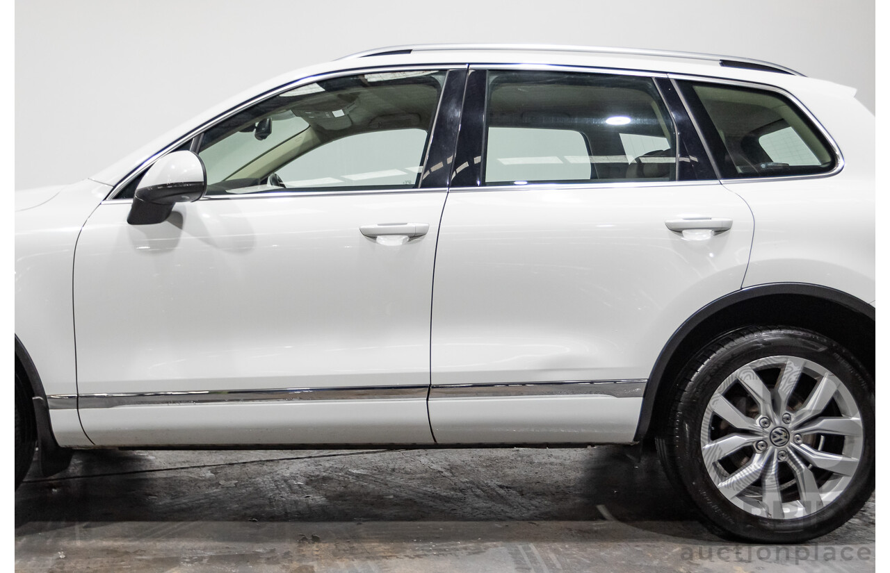 4/2015 Volkswagen Touareg V6 TDI (AWD) 7P MY15 4d Wagon Pure White Tubro Diesel 3.0L