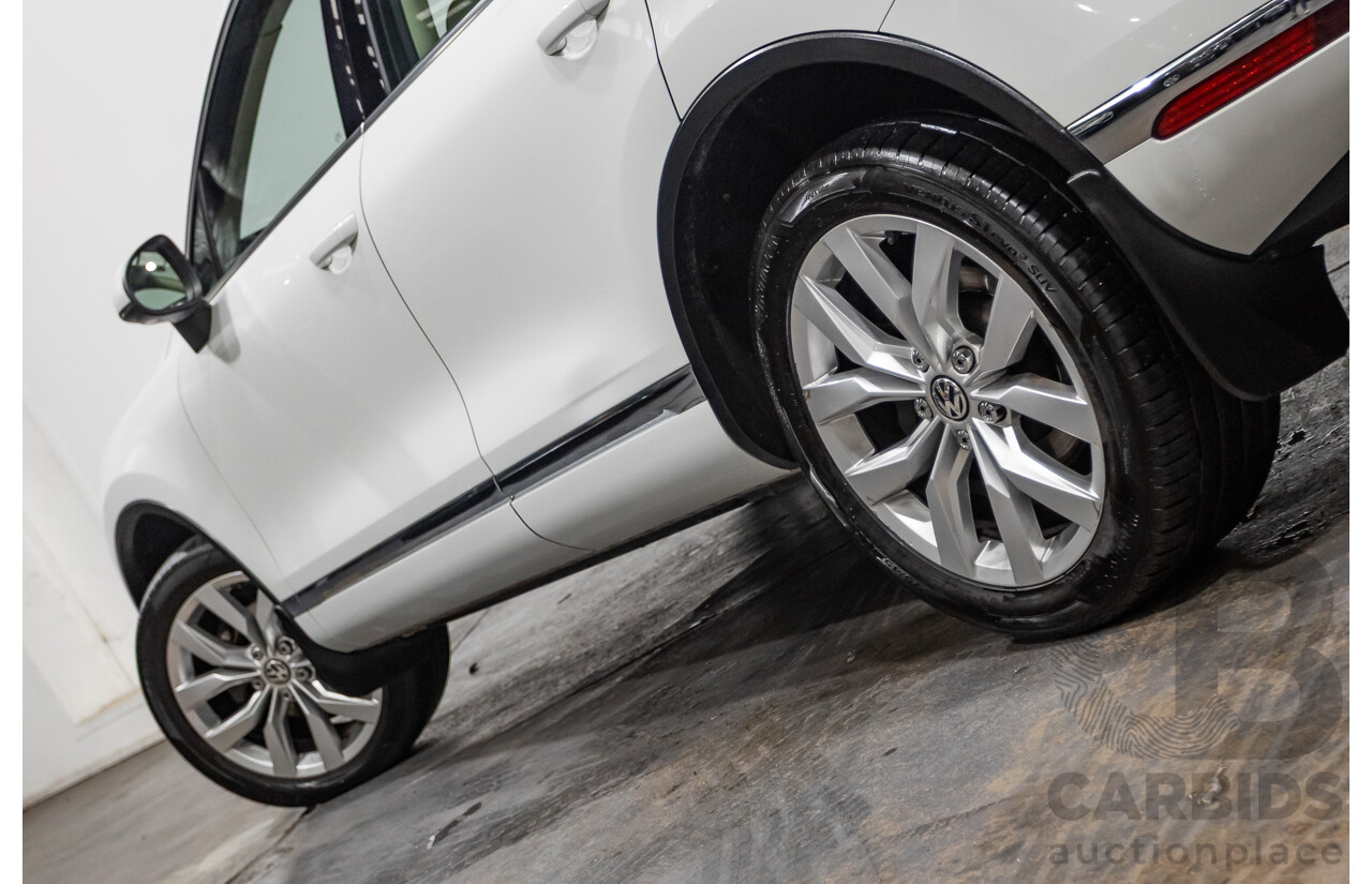 4/2015 Volkswagen Touareg V6 TDI (AWD) 7P MY15 4d Wagon Pure White Tubro Diesel 3.0L