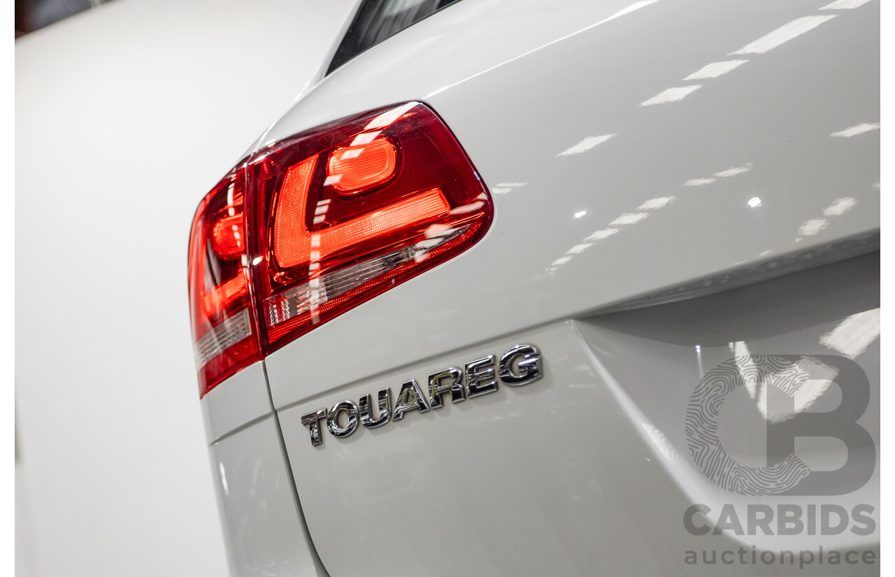 4/2015 Volkswagen Touareg V6 TDI (AWD) 7P MY15 4d Wagon Pure White Tubro Diesel 3.0L
