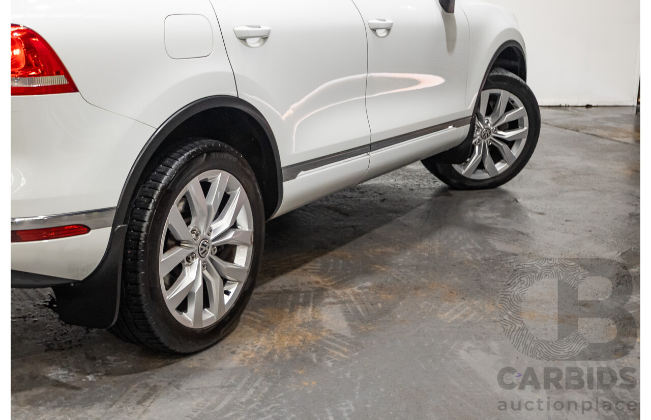 4/2015 Volkswagen Touareg V6 TDI (AWD) 7P MY15 4d Wagon Pure White Tubro Diesel 3.0L