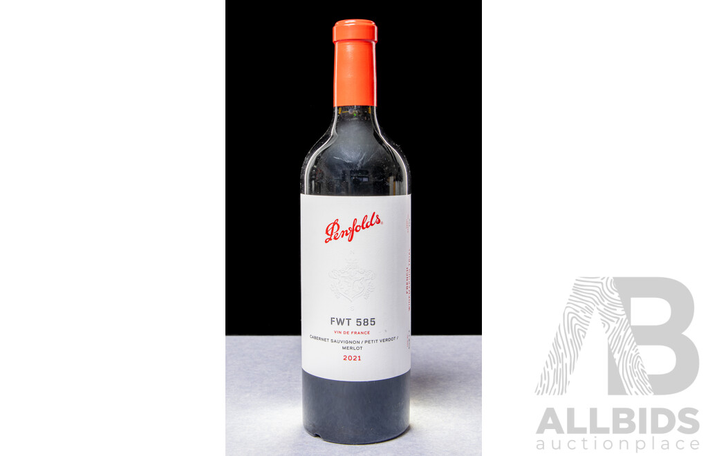 Penfolds FWT 585 Vin De France Cabernet Sauvignon/ Petit Verdot/Merlot Vintage 2021