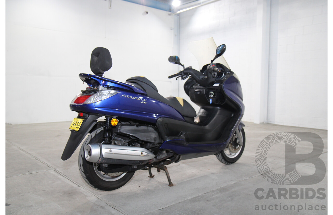 4/2004 Yamaha Majesty YP400 Scooter Automatic Moon Shadow Blue 400cc