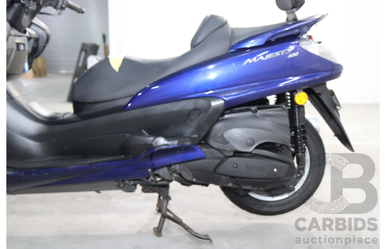 4/2004 Yamaha Majesty YP400 Scooter Automatic Moon Shadow Blue 400cc