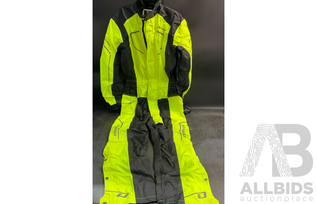 RJAYS Jacket & DRIRIDER Waterproof Rain Suit - Size XS - Lot of 2