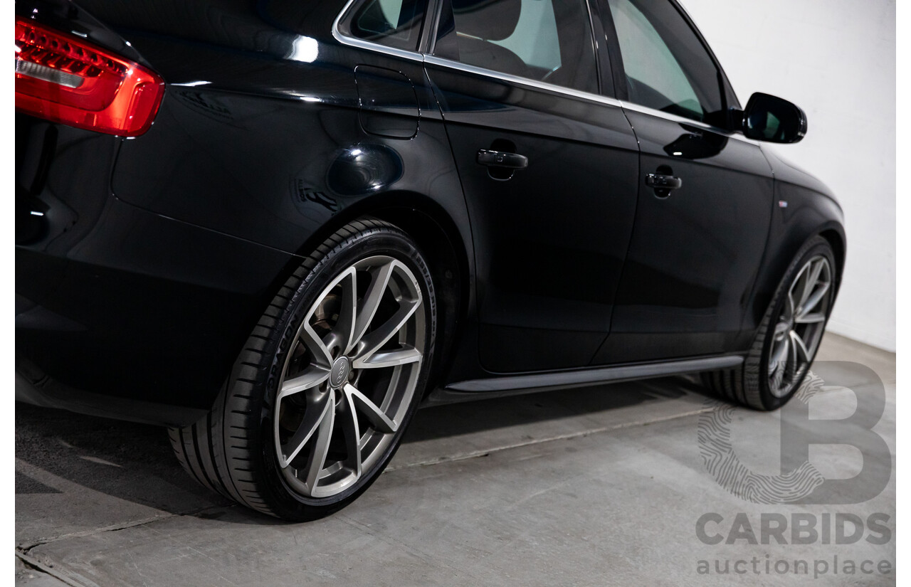 7/2015 Audi A4 2.0 TFSI Ambition Quattro B8 (8K) MY15 4d Sedan Mythos Black Metallic Turbo 2.0L