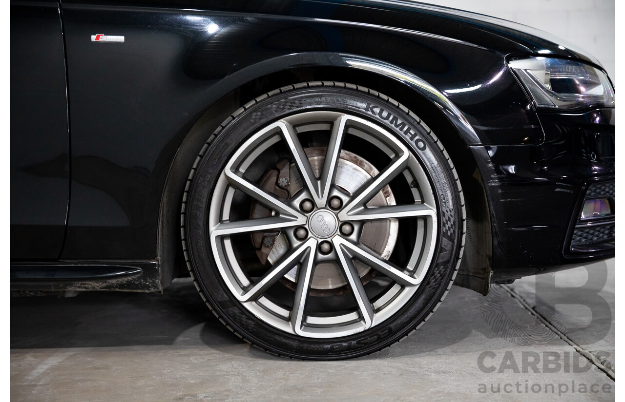 7/2015 Audi A4 2.0 TFSI Ambition Quattro B8 (8K) MY15 4d Sedan Mythos Black Metallic Turbo 2.0L