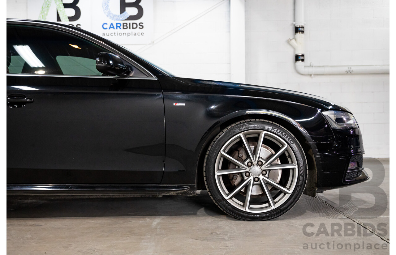 7/2015 Audi A4 2.0 TFSI Ambition Quattro B8 (8K) MY15 4d Sedan Mythos Black Metallic Turbo 2.0L