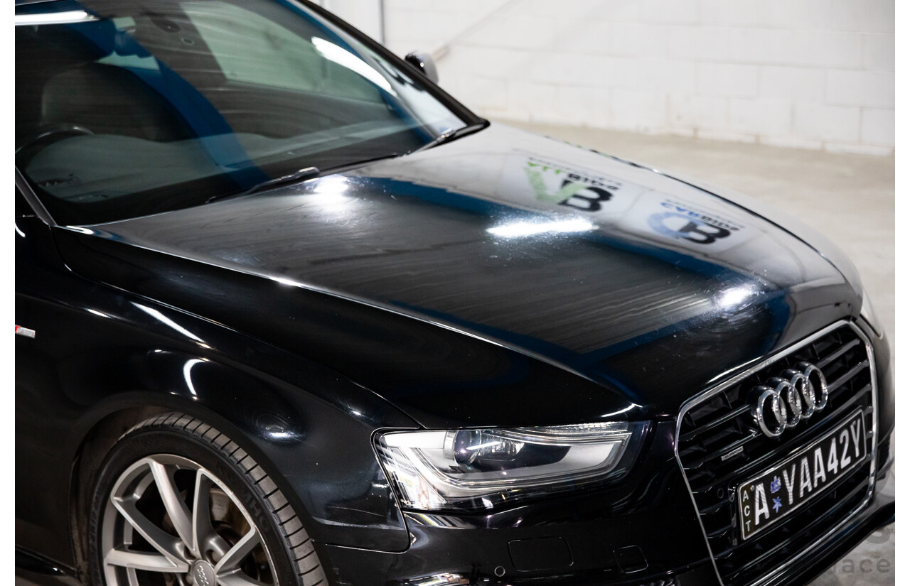 7/2015 Audi A4 2.0 TFSI Ambition Quattro B8 (8K) MY15 4d Sedan Mythos Black Metallic Turbo 2.0L