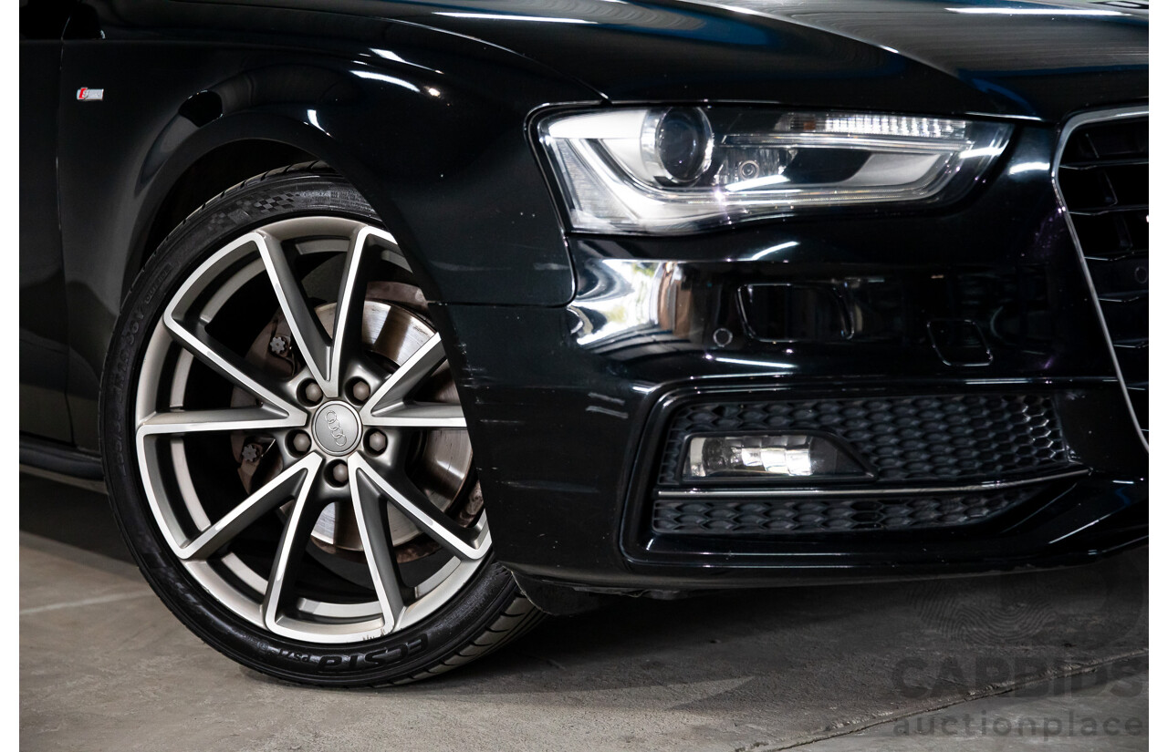 7/2015 Audi A4 2.0 TFSI Ambition Quattro B8 (8K) MY15 4d Sedan Mythos Black Metallic Turbo 2.0L