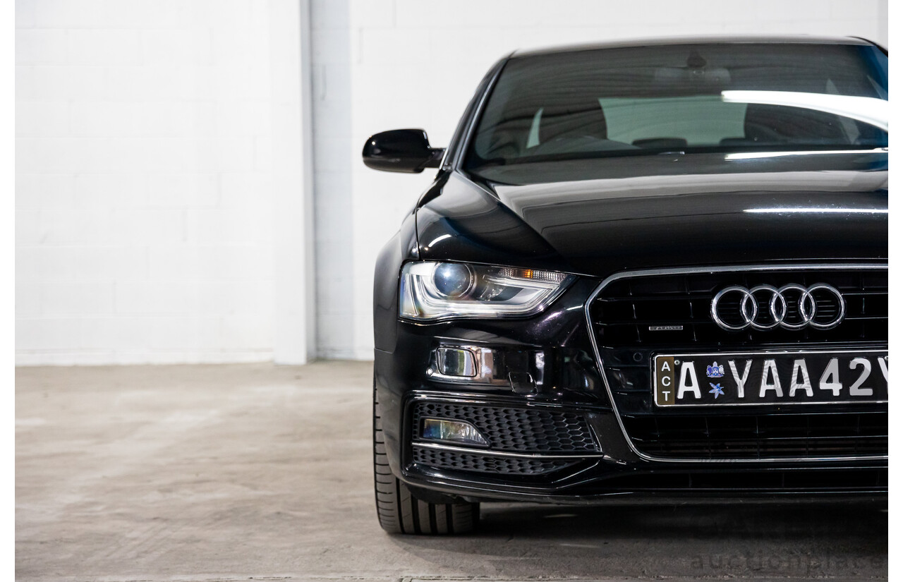 7/2015 Audi A4 2.0 TFSI Ambition Quattro B8 (8K) MY15 4d Sedan Mythos Black Metallic Turbo 2.0L