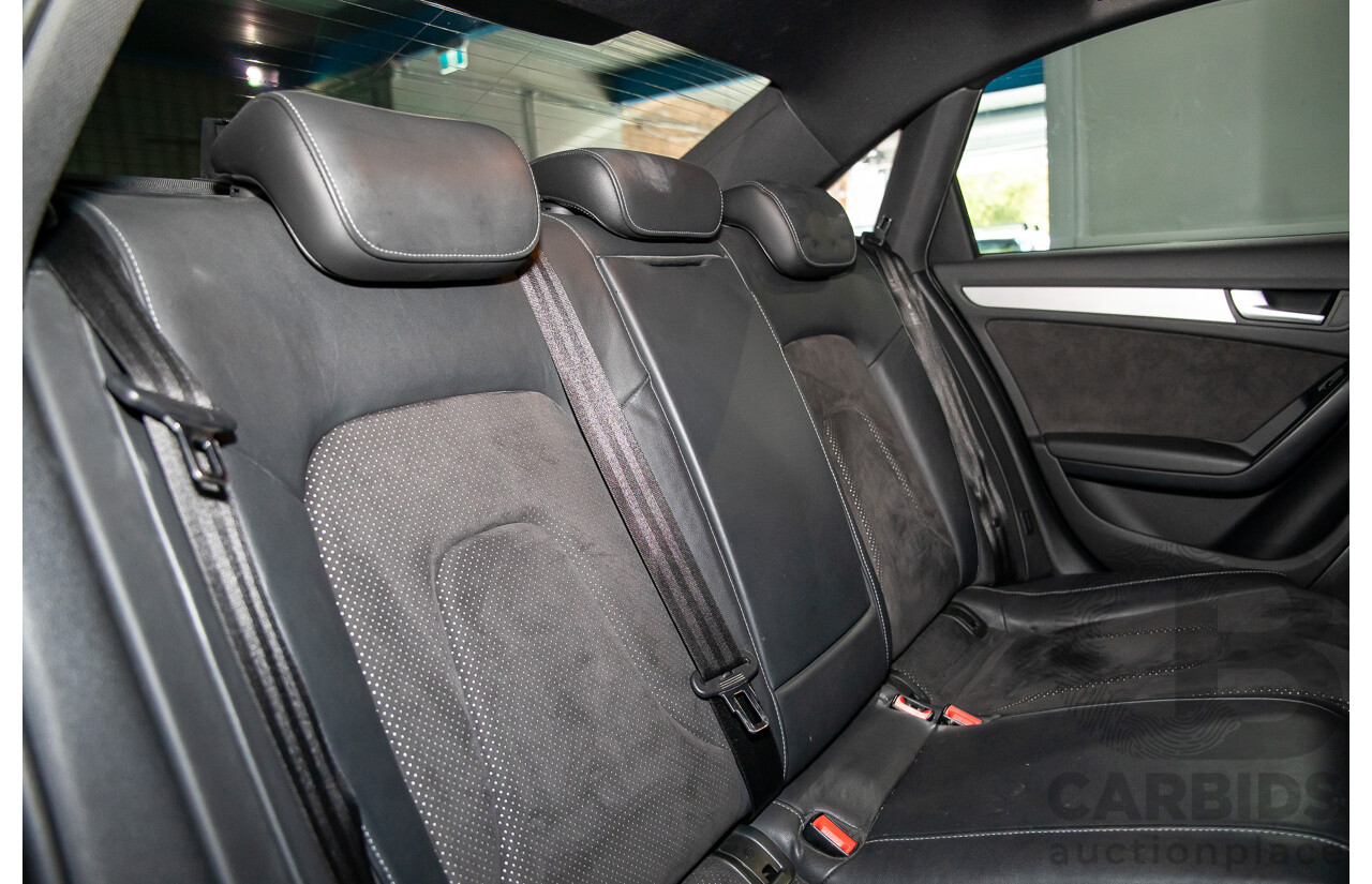 7/2015 Audi A4 2.0 TFSI Ambition Quattro B8 (8K) MY15 4d Sedan Mythos Black Metallic Turbo 2.0L