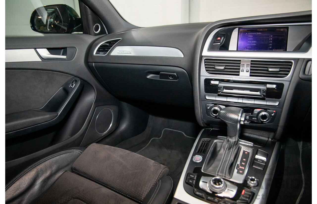 7/2015 Audi A4 2.0 TFSI Ambition Quattro B8 (8K) MY15 4d Sedan Mythos Black Metallic Turbo 2.0L