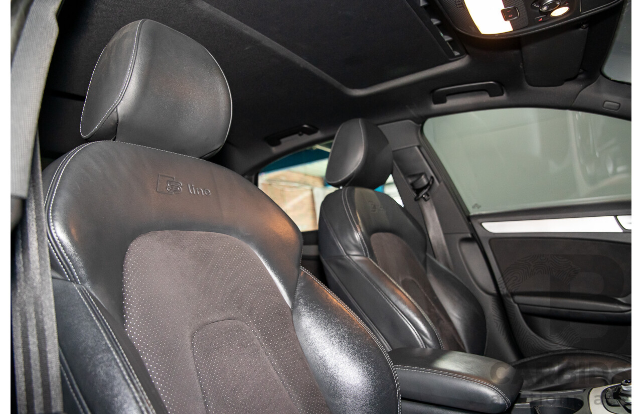 7/2015 Audi A4 2.0 TFSI Ambition Quattro B8 (8K) MY15 4d Sedan Mythos Black Metallic Turbo 2.0L