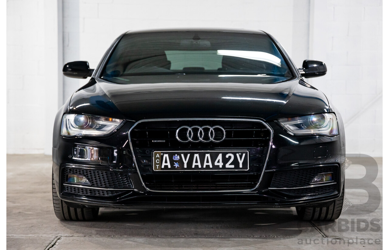 7/2015 Audi A4 2.0 TFSI Ambition Quattro B8 (8K) MY15 4d Sedan Mythos Black Metallic Turbo 2.0L