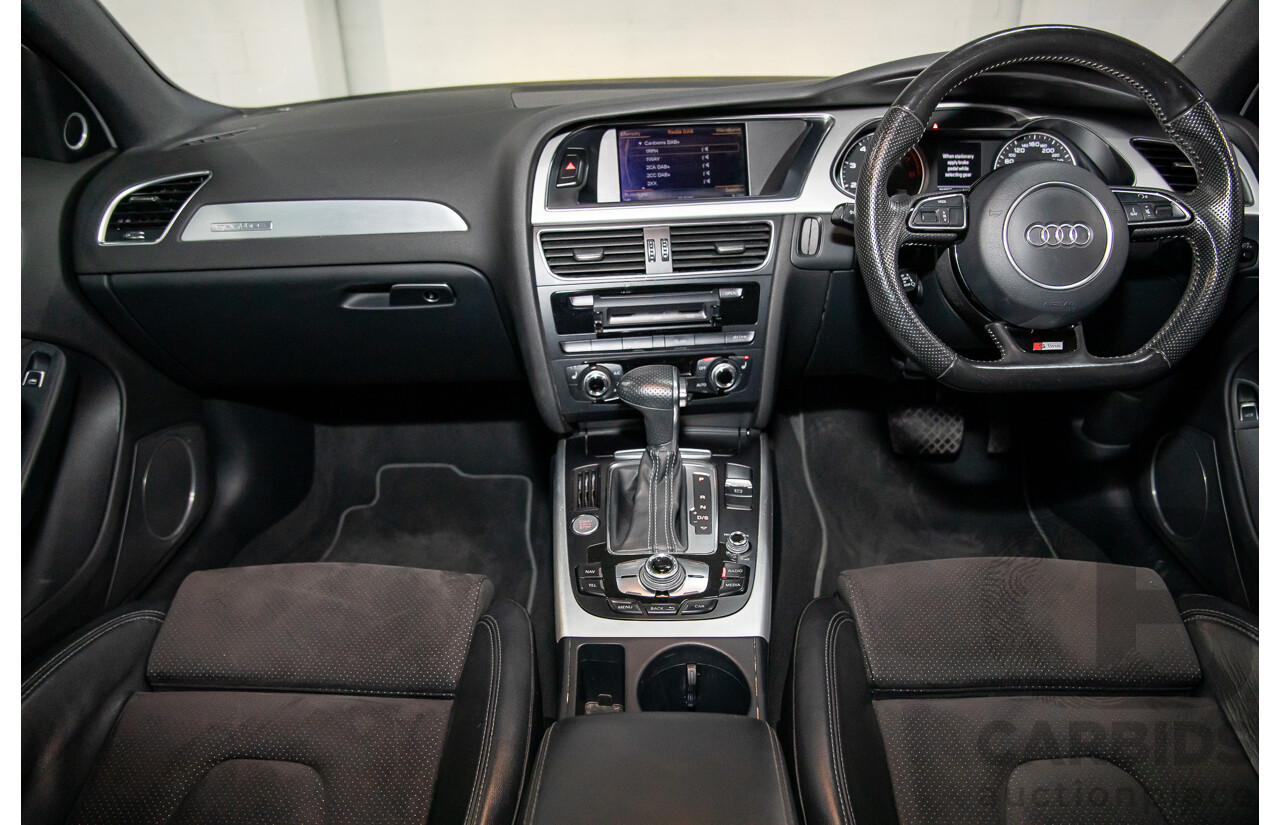 7/2015 Audi A4 2.0 TFSI Ambition Quattro B8 (8K) MY15 4d Sedan Mythos Black Metallic Turbo 2.0L