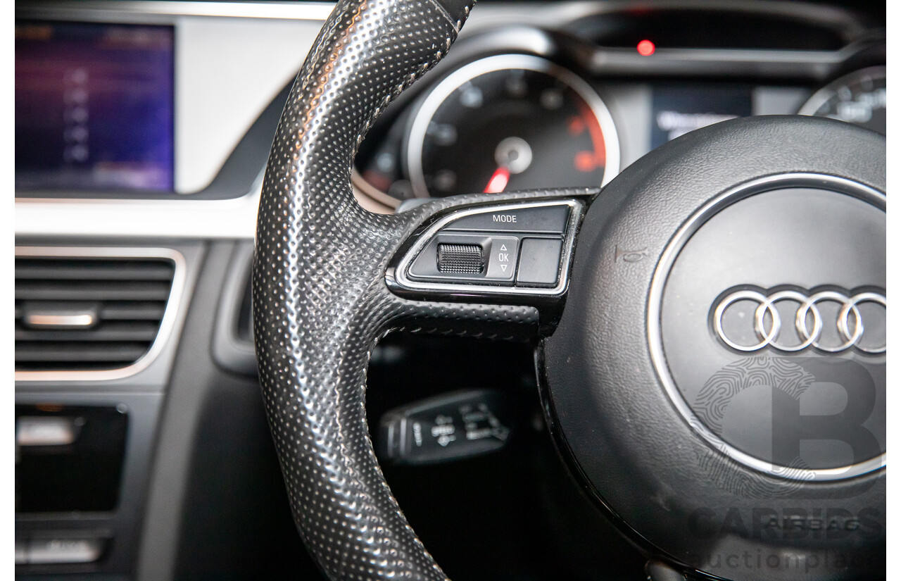 7/2015 Audi A4 2.0 TFSI Ambition Quattro B8 (8K) MY15 4d Sedan Mythos Black Metallic Turbo 2.0L