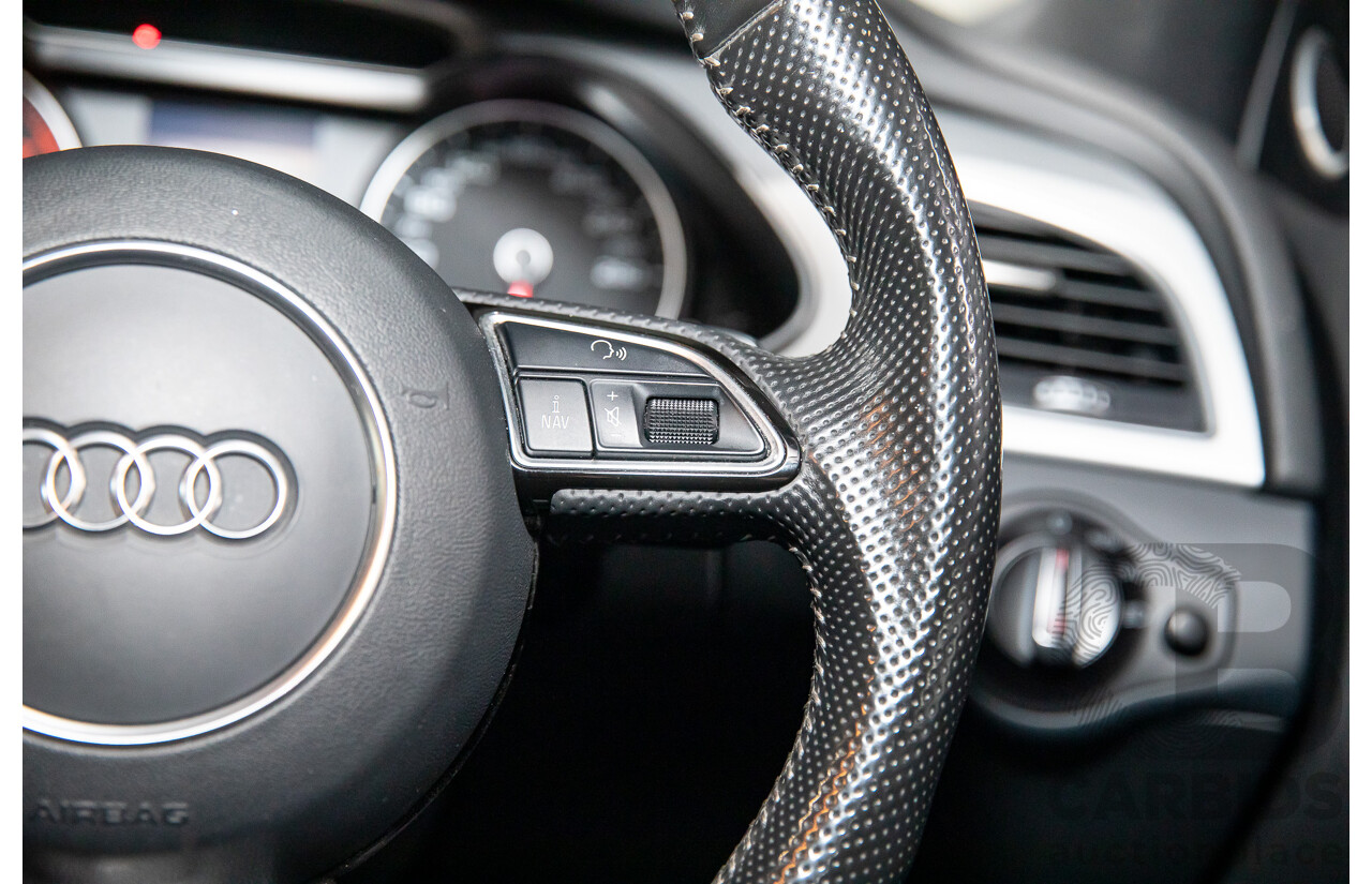 7/2015 Audi A4 2.0 TFSI Ambition Quattro B8 (8K) MY15 4d Sedan Mythos Black Metallic Turbo 2.0L