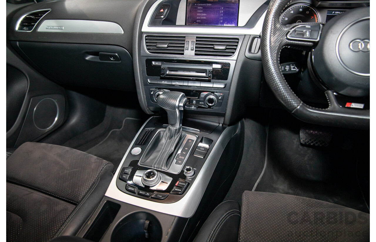 7/2015 Audi A4 2.0 TFSI Ambition Quattro B8 (8K) MY15 4d Sedan Mythos Black Metallic Turbo 2.0L