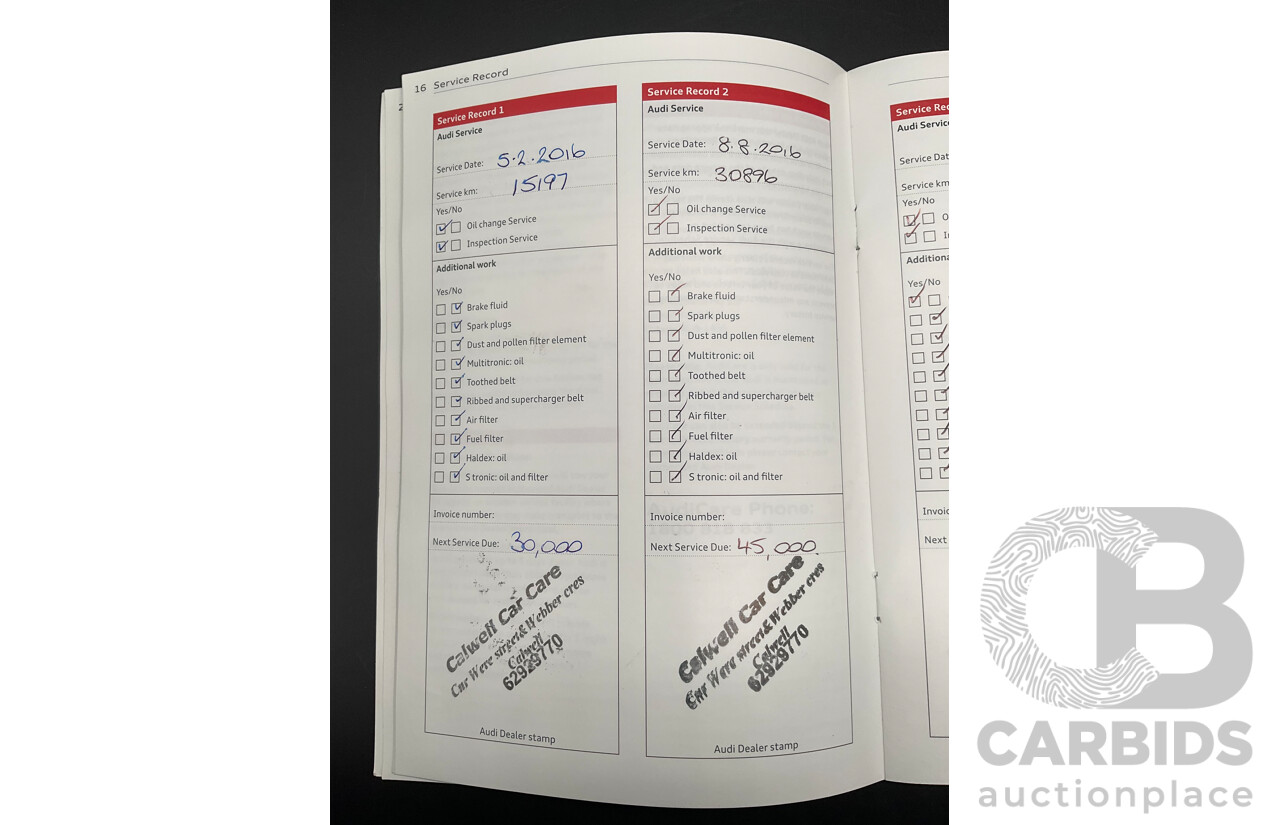 7/2015 Audi A4 2.0 TFSI Ambition Quattro B8 (8K) MY15 4d Sedan Mythos Black Metallic Turbo 2.0L