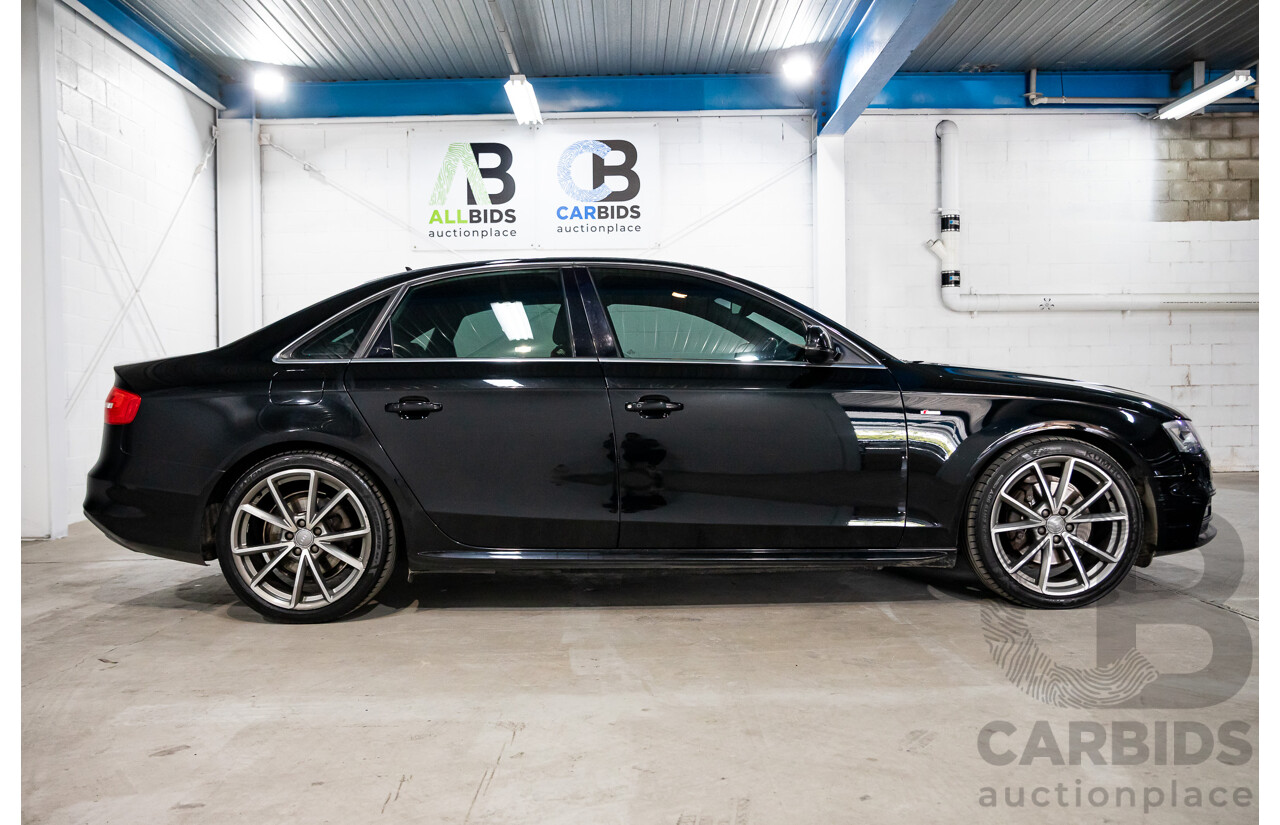 7/2015 Audi A4 2.0 TFSI Ambition Quattro B8 (8K) MY15 4d Sedan Mythos Black Metallic Turbo 2.0L