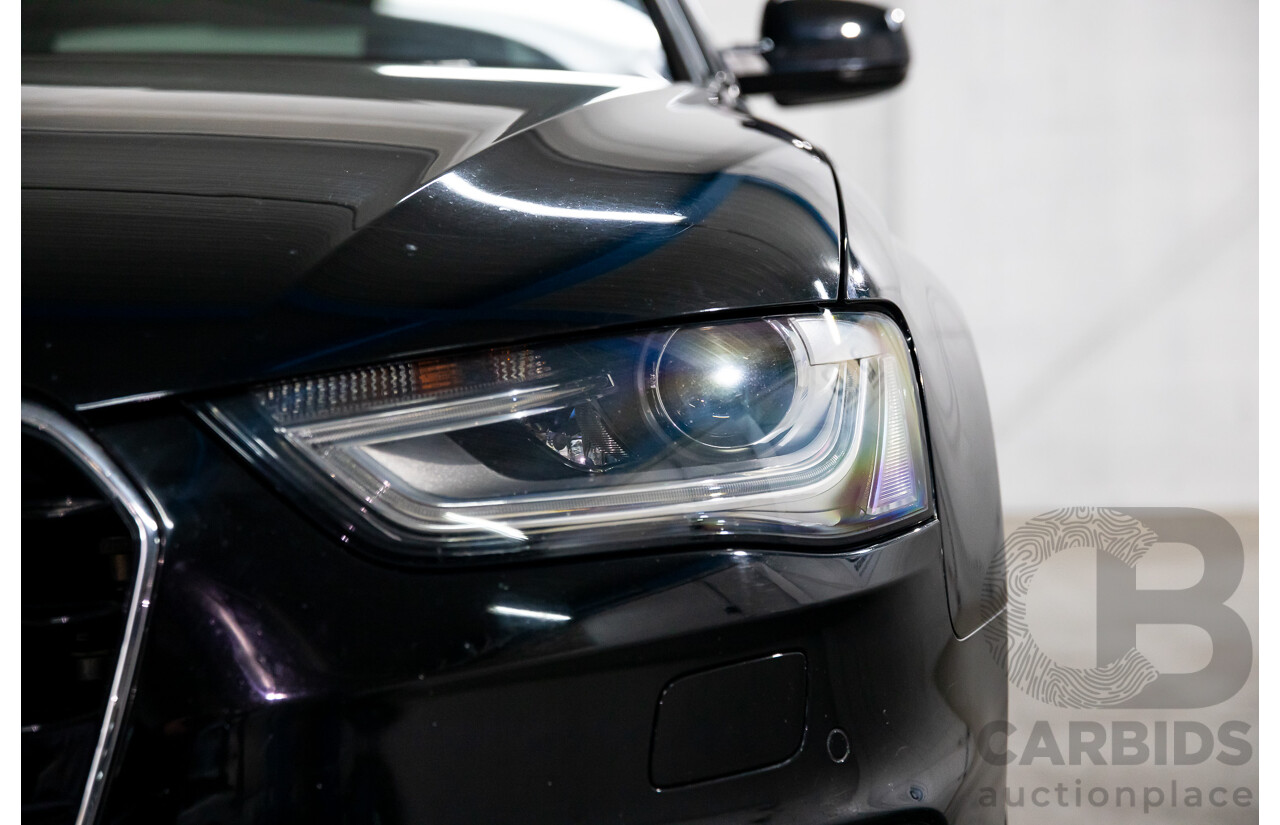 7/2015 Audi A4 2.0 TFSI Ambition Quattro B8 (8K) MY15 4d Sedan Mythos Black Metallic Turbo 2.0L
